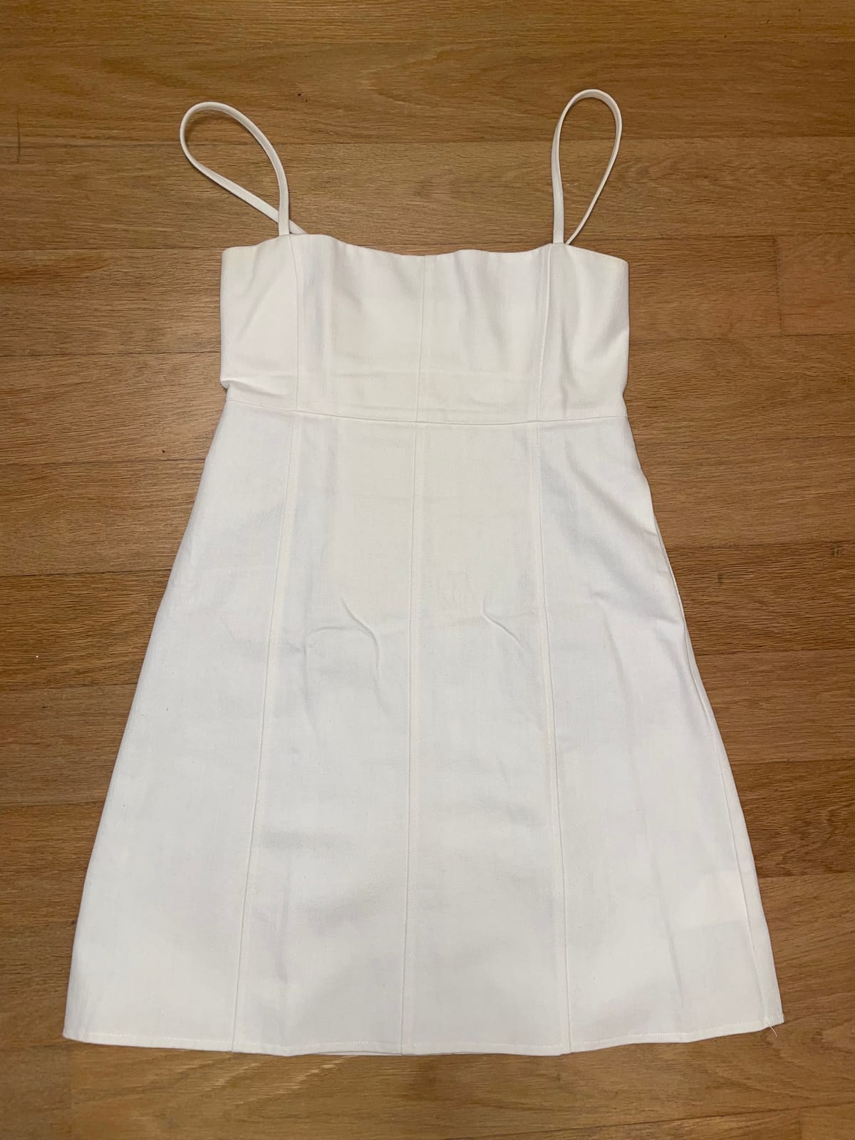 Classic White Spaghetti Strap Dress