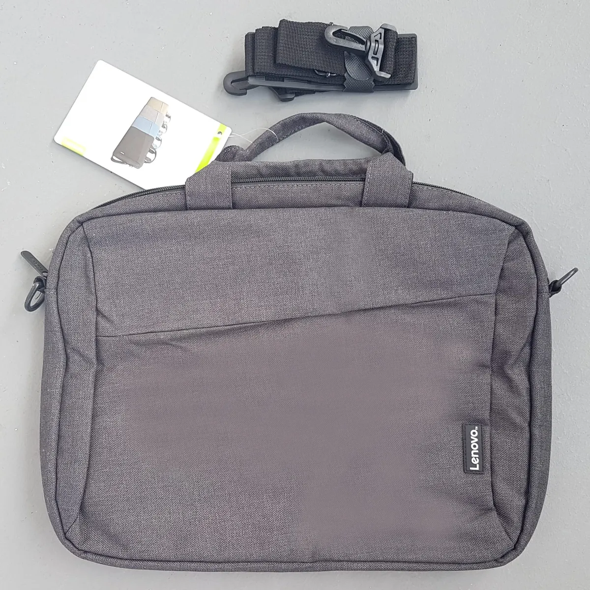 LENOVO Original Lenovo Bag, 15.6" Laptop Casual TOPLOADER T210 Model, Cosmopolitan, Charcoal Grey Tone, Tablet, Notebook, Blue Interior, Top Handle, Urban Style, Minimalist Design, Travel Pack, New with Tag, Professional Digital Life - Photo 3