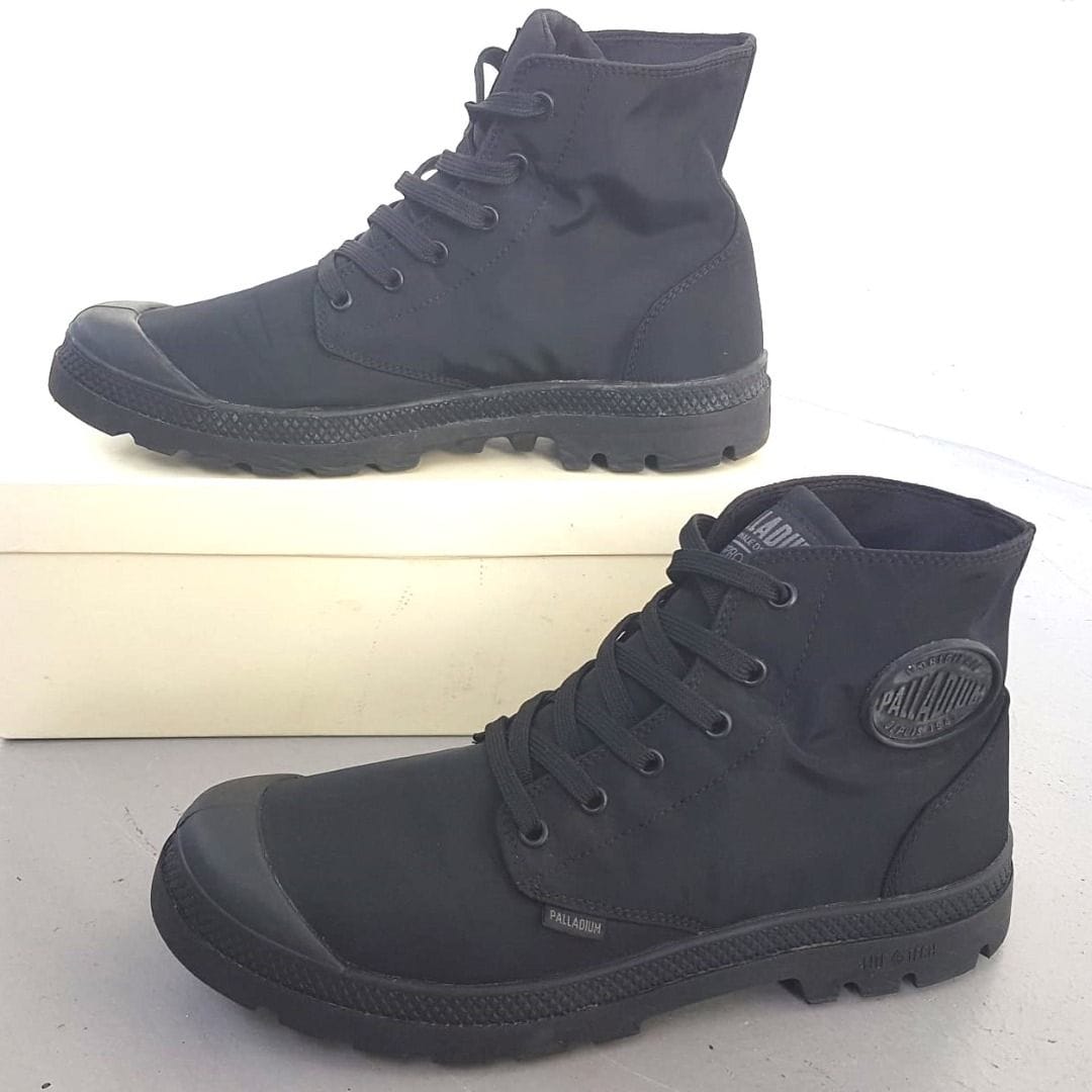 PALLADIUM Black Working Boots, Waterproof Plus, France, US 9, UK 8, EU 42, CM 27, LITE TECH, 6 inches Ankle High Shoes, Sleek Model, Sophistication, Timeless Appeal, Urban Style, Sporty, Outdoor Gear, Pop Culture, Cult Street Fashion, Luxury Lifestyle - Photo 10