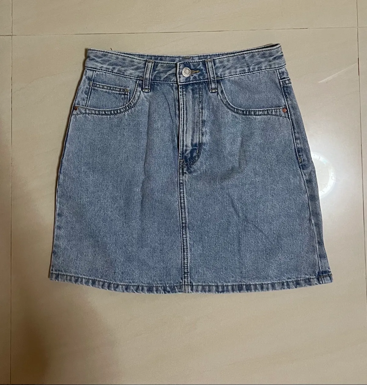 Yishion Denim Mini Skirt