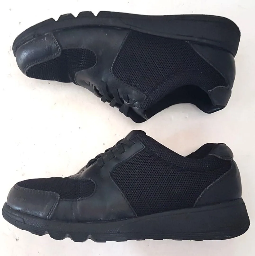 Original FOOT TREE Nursing Shoes, US 7, EU 36.5, Black Working Shoes, Mix of Leather & Mesh Shoes, Cosmopolitan, Pharmacy, Retail, Hospitality, Healthcare, Comfortable Footwear, Slip-On, Timeless Classic, Sophistication, Cult Street Fashion, Urban Living - Photo 7