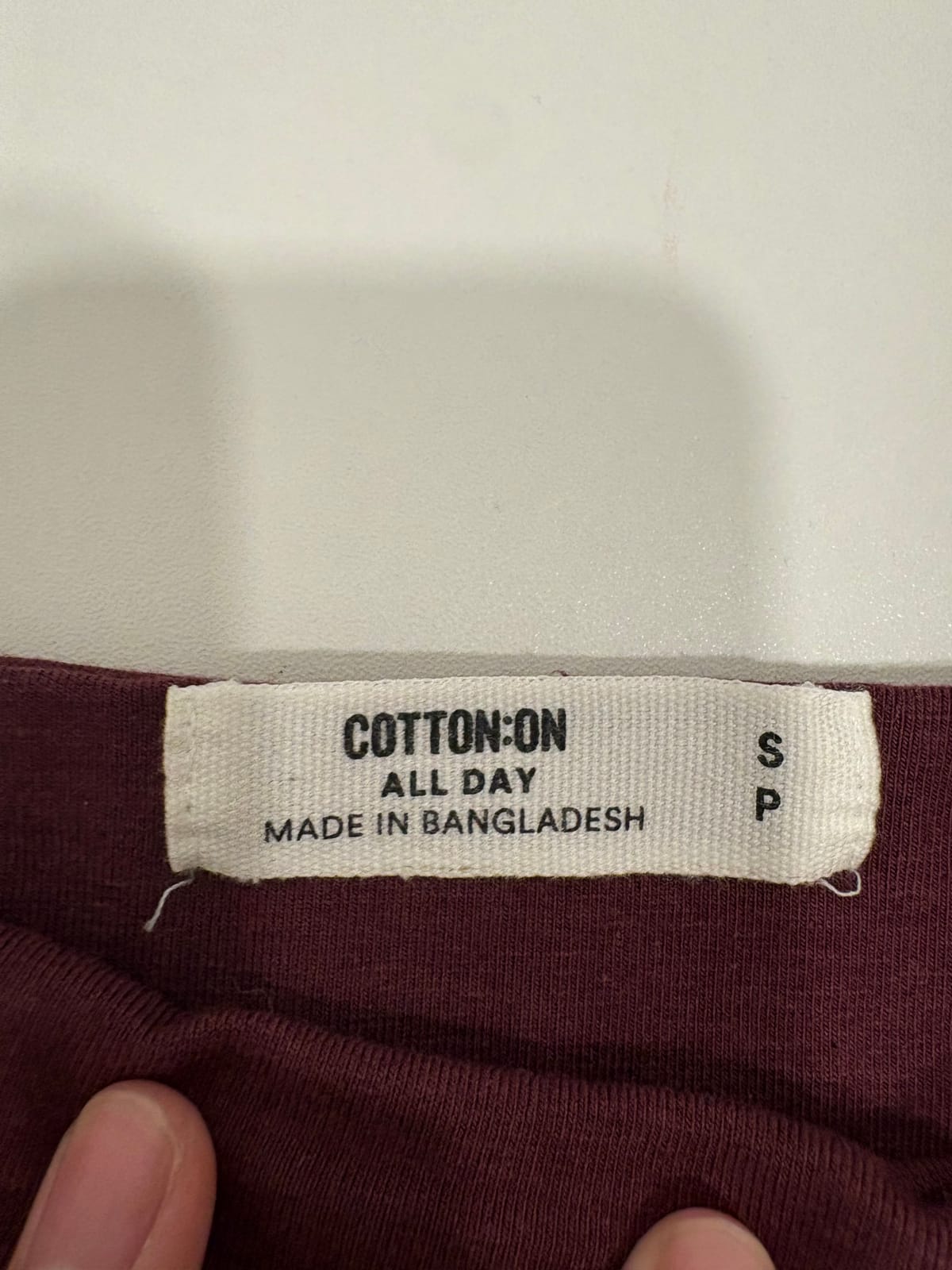 Cotton On Essential Cotton On Burgundy Tube Top - Photo 2