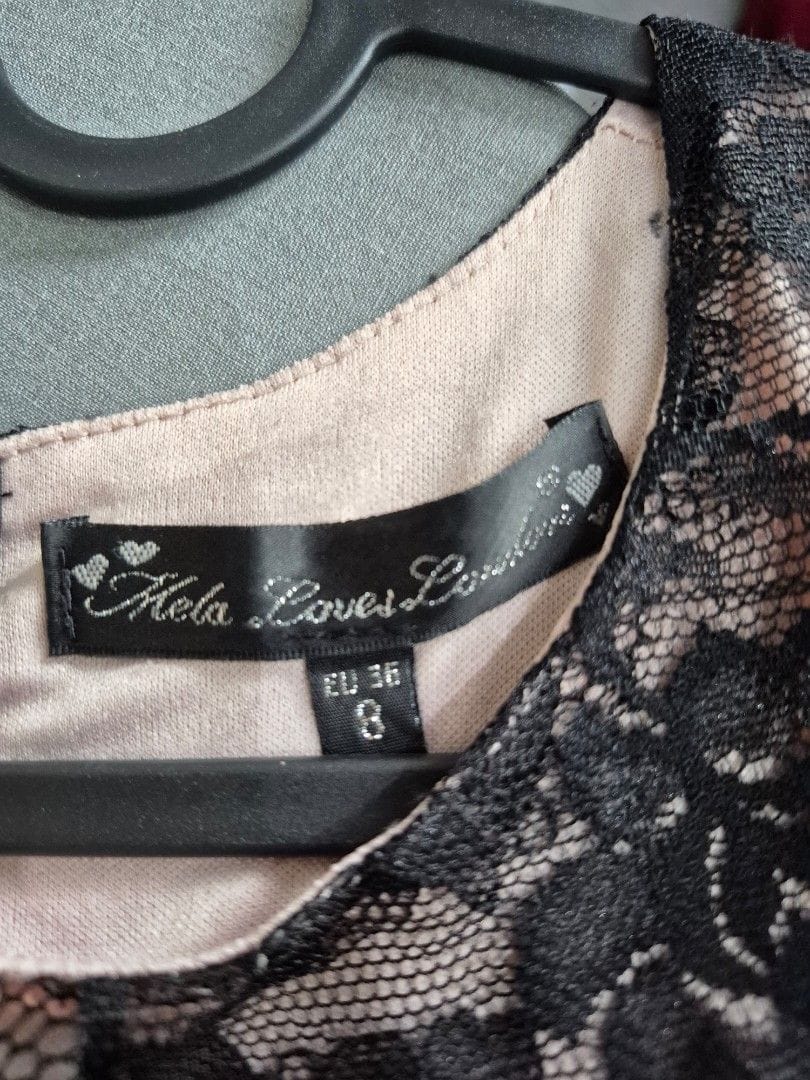 Mela loves London Chic Black Lace Dress - Mela Loves London (Size 8) - Photo 5