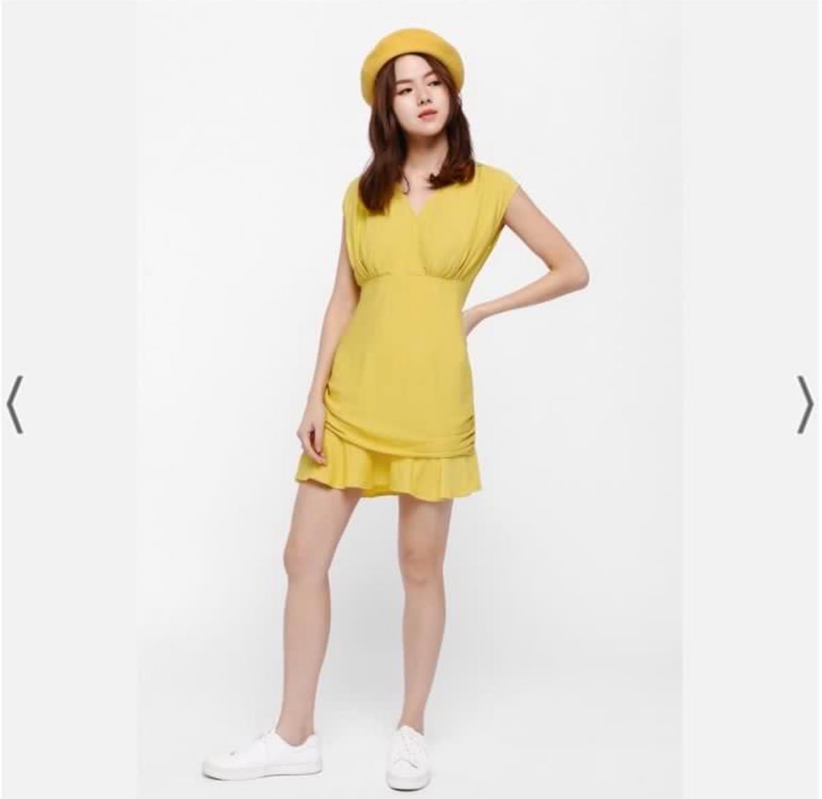 Love, Bonito Sunny Yellow Layered Mini Dress 🌞 - Photo 2