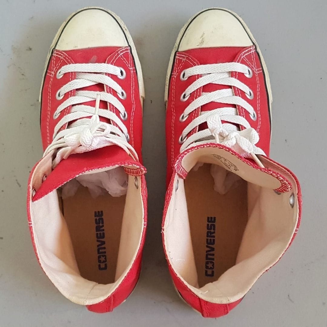 OG Converse Chuck Taylor Red Sneakers - US 8 / UK 7 - Photo 2