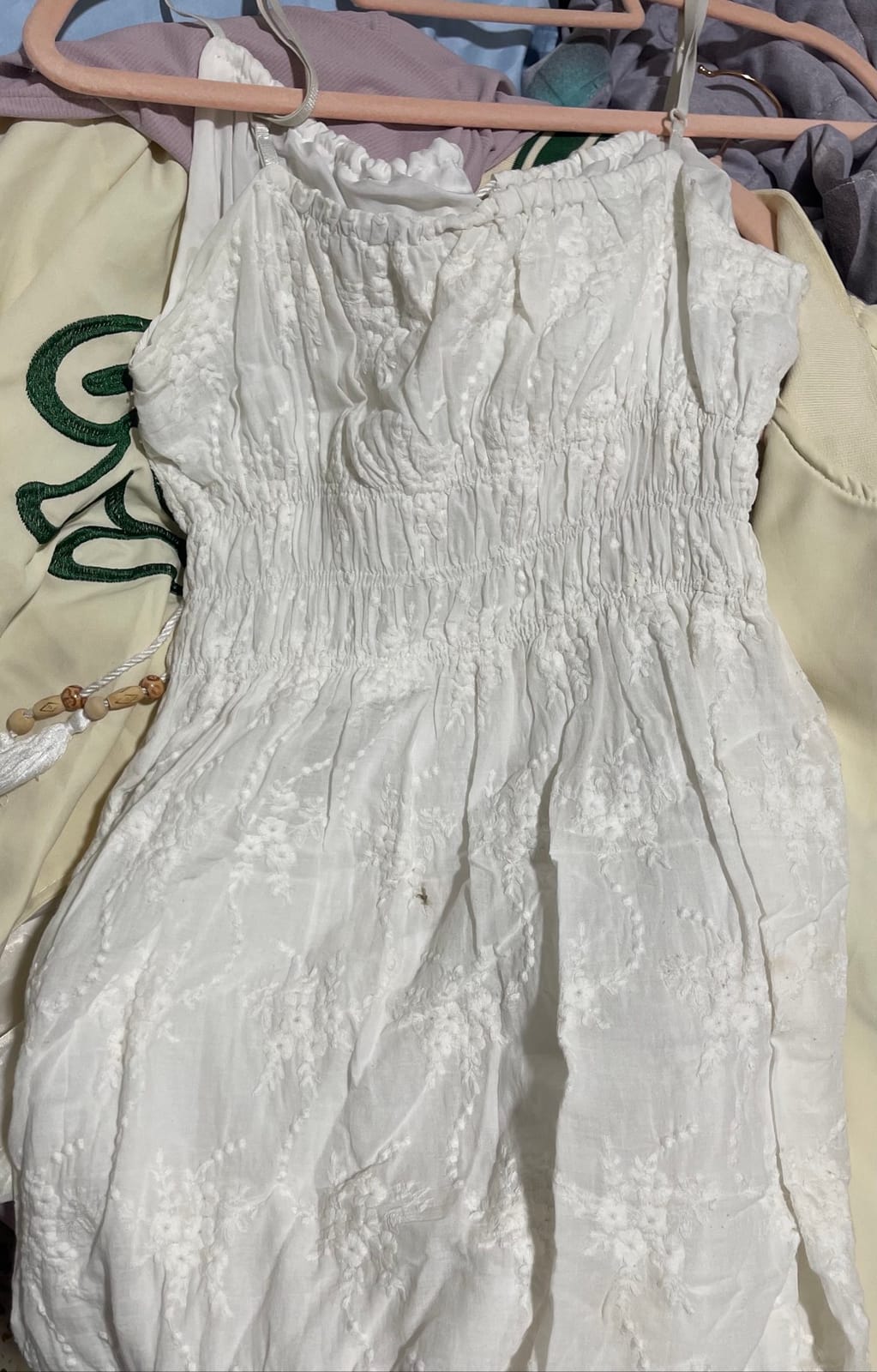 taobao Chic White Boho Midi Dress - Photo 4