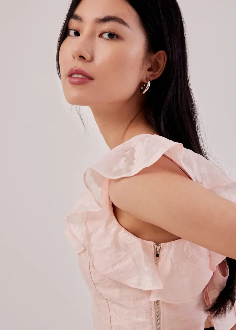 Love, Bonito Love Bonito Aella Textured Crop Top - Photo 3