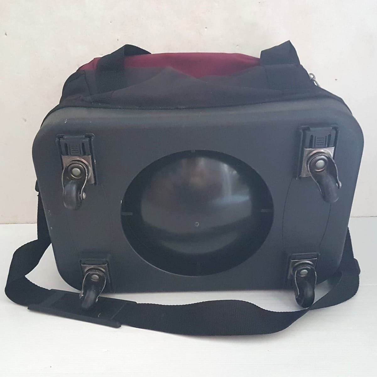HAMMER Original HAMMER Bowling Ball Bag, Made in USA, Trolley Bag, Fab, Home of the Hammer, Cosmopolitan, Cool Black Design & Maroon Accents, Travel Bag, Sophistication, Tote Bag, Duffel, Urban Style, Pop Culture, Cult Street Fashion - Photo 8