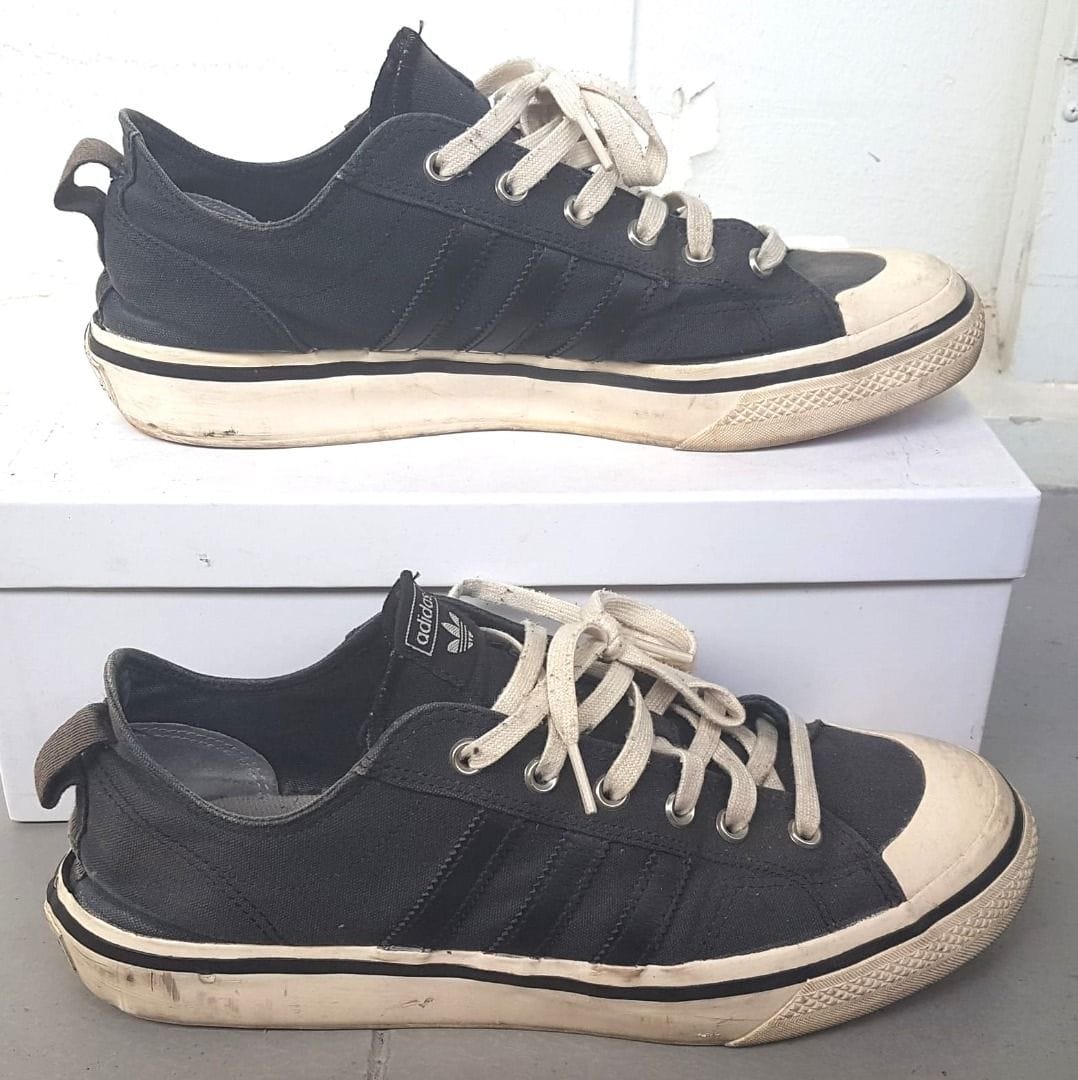 Adidas Nizza RF 74 Sneakers - Chill Charcoal Vibes (US 11.5, UK 11, EU 46) - Photo 2