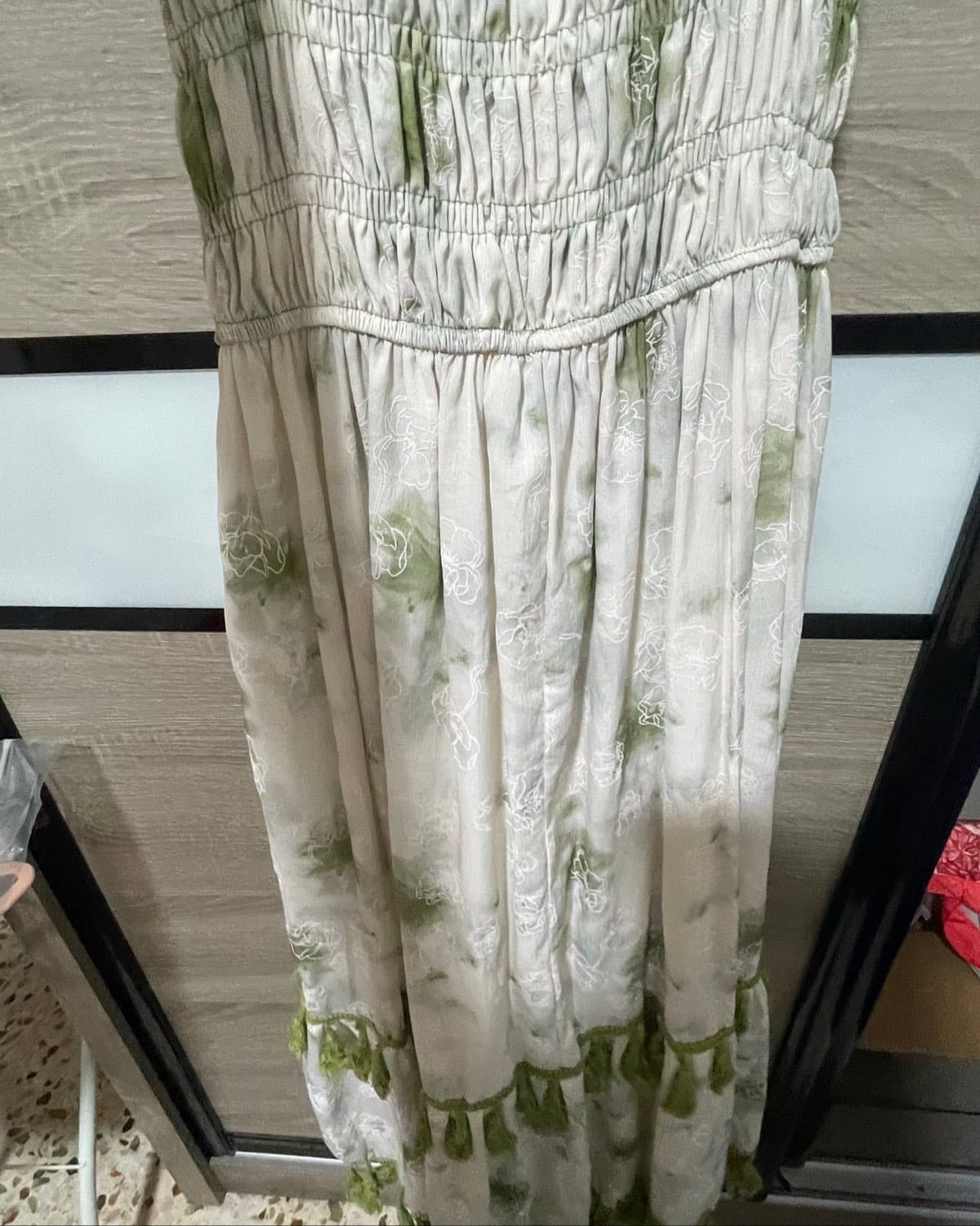 Floral Shirred Strappy Dress - Photo 2