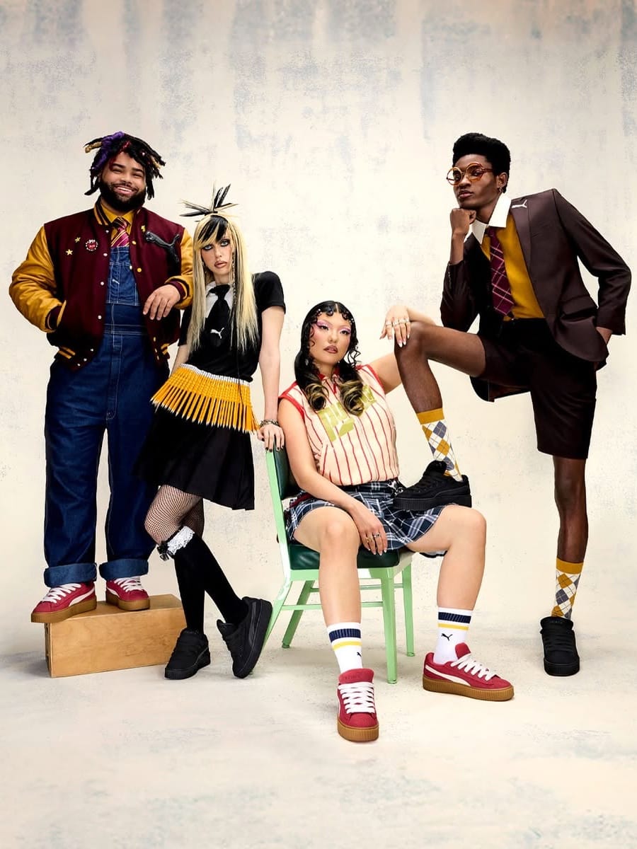 Puma FENTY x PUMA Creeper Phatty In Session Corduroy Black-Gold (UK 5 / EUR 38 / US 6) - Photo 2