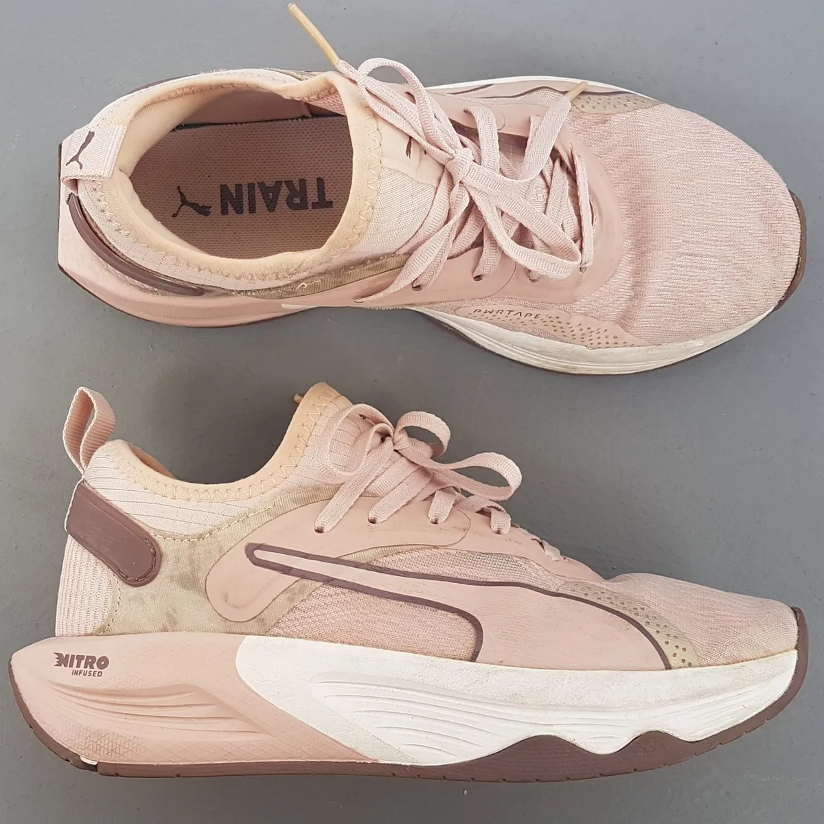 Puma Original PUMA Power XX Nitro Trainers, Designer Sneakers, US 6, UK 3.5, EUR 36, CM 22.5, Rose Quartz & Dusty Plum Model, Running Shoes, Cosmopolitan, Timeless Appeal, Urban Style, Sophistication, Streetwise, Pop Culture, Roadster, Cult Street Fashion - Photo 6