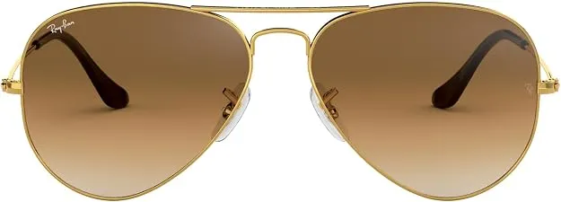 RAYBAN Original RAYBAN Sunglasses, Model RB3025, Aviator LARGE Metal 001, RETAIL $295, Bausch & Lomb USA, Gold Frame, Brown Gradient Lenses, Full Rim, Cat 3 UV Protection, Polarized, Classic Aviator Eyewear, Top Gun, Maverick, Tom Cruise, Legendary Pilot Fashion - Photo 3