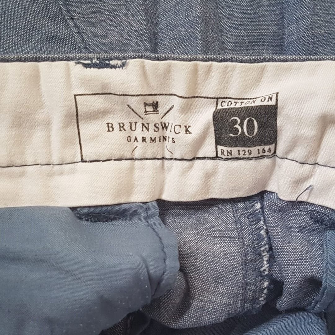 Chill Brunswick Blue Chino Shorts (Size 30) - Beach & Urban Vibes - Photo 3