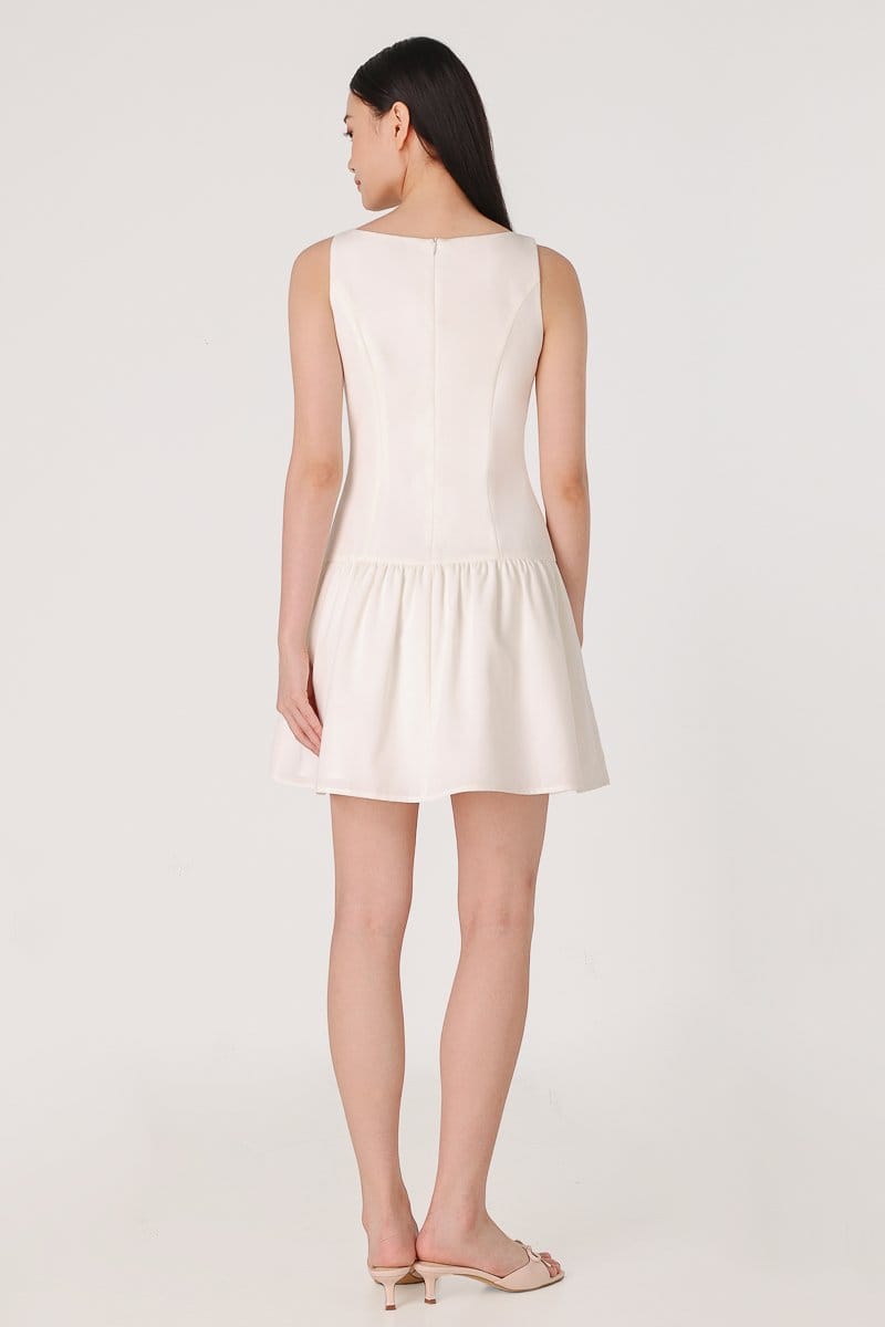 Lovet Amora Padded Low Waist Button Skorts Dress - Photo 4