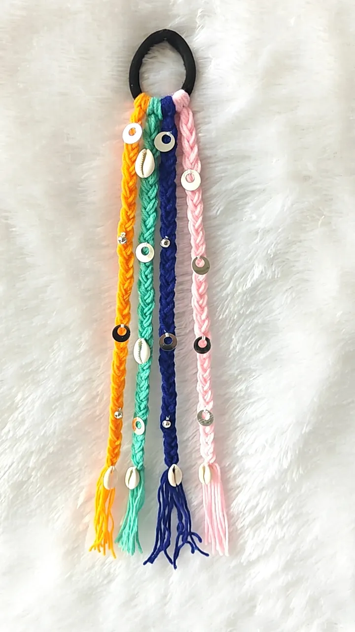 Colourful Boho Hair Ties - Photo 10