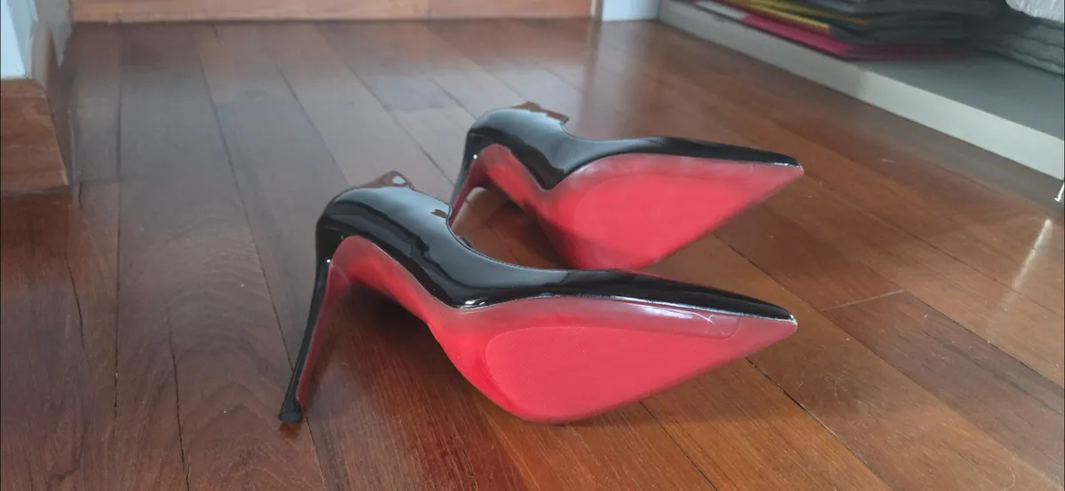 Eloshman Sleek Black Patent Stilettos 12cm - Photo 2
