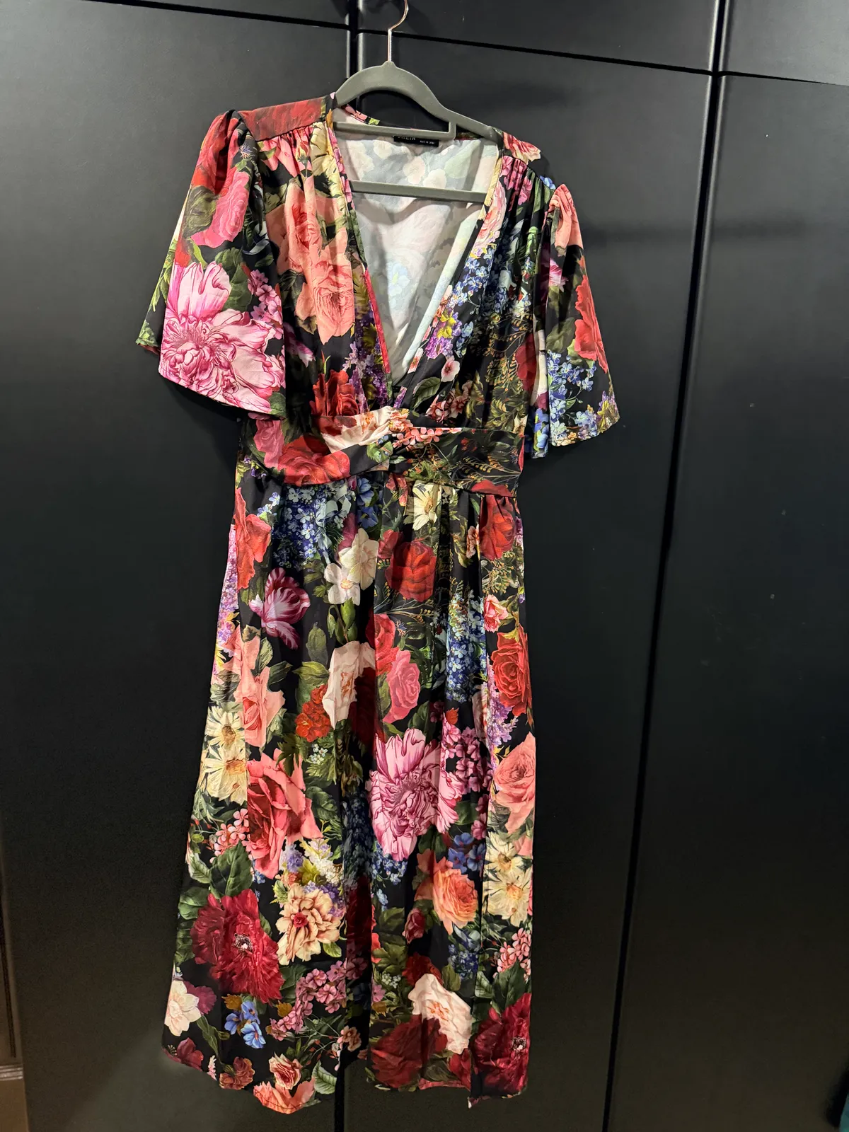 Floral Maxi Dress with Puff Sleeves
