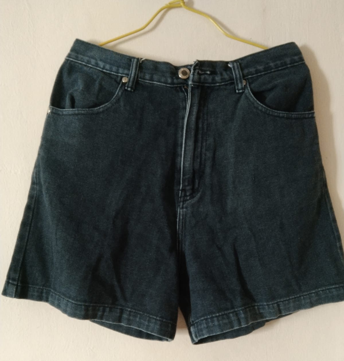 Vintage High-Waisted Denim Shorts