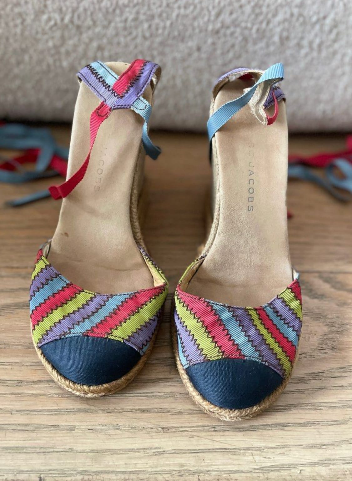 Colorful Marc Jacobs Espadrille Wedges
