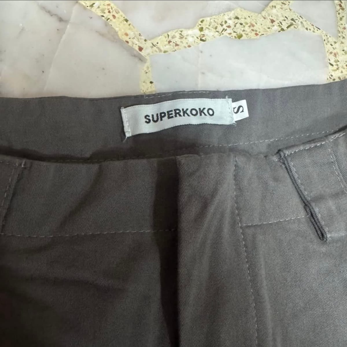 Superkoko Y2K Grey Pleated Mini Skorts  - Photo 3