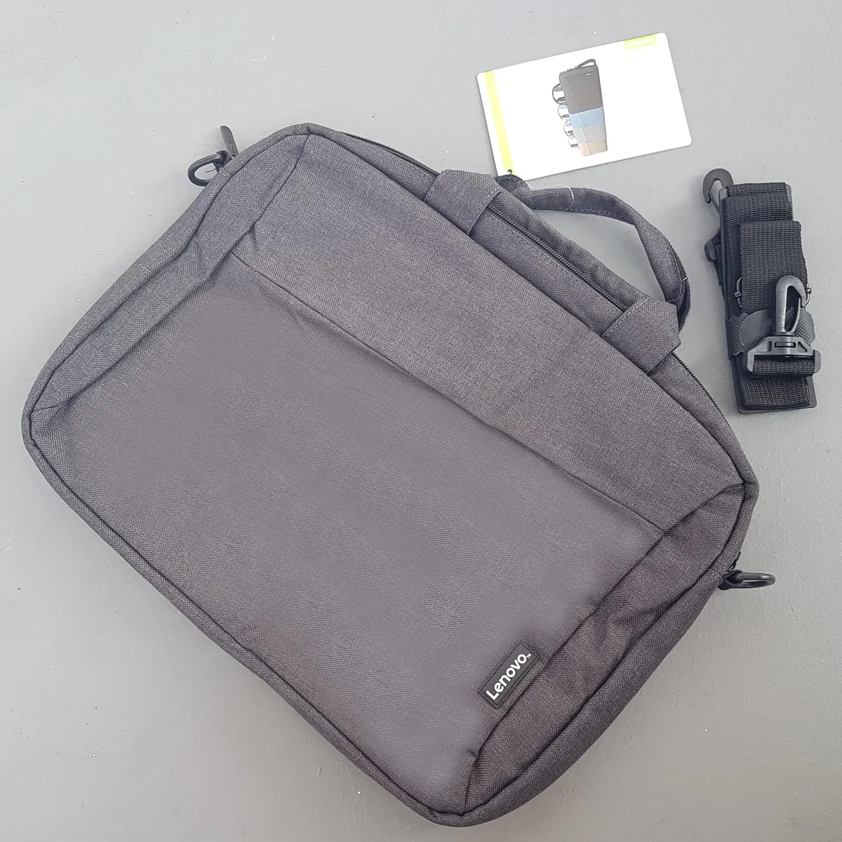 LENOVO Original Lenovo Bag, 15.6" Laptop Casual TOPLOADER T210 Model, Cosmopolitan, Charcoal Grey Tone, Tablet, Notebook, Blue Interior, Top Handle, Urban Style, Minimalist Design, Travel Pack, New with Tag, Professional Digital Life - Photo 6
