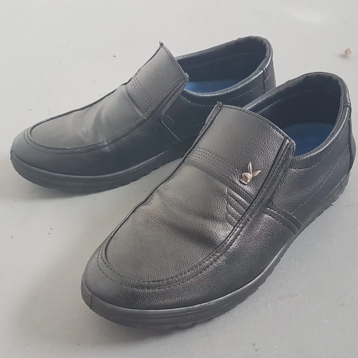 PLAYBOY Playboy Designer Shoes, Black Working Shoes, Cool Loafers, Cosmopolitan, US 7, UK 6, EUR 40, Timeless Classic, Slip-On, Sliders, Sophistication, Luxury Soft Leather, Urban Style, Streetwise, Pop Culture, Everyday Fashion - Photo 7