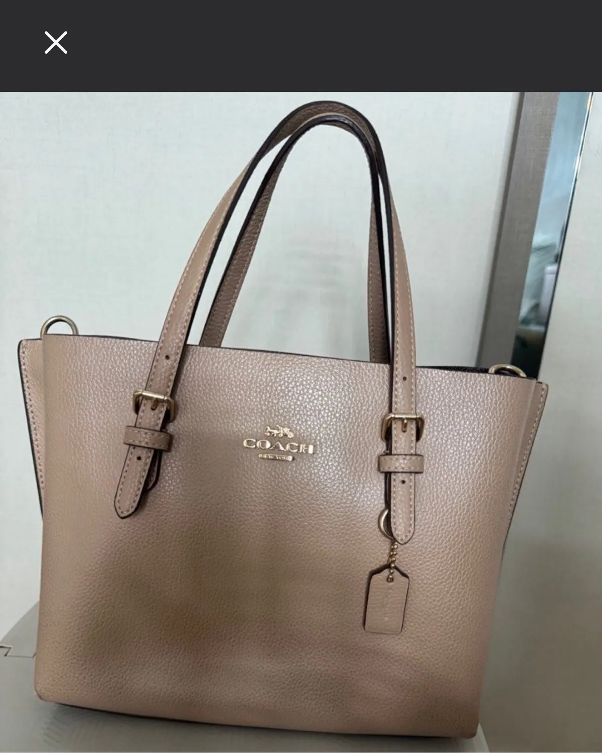 Coach Coach Pebble Leather Tote Bag