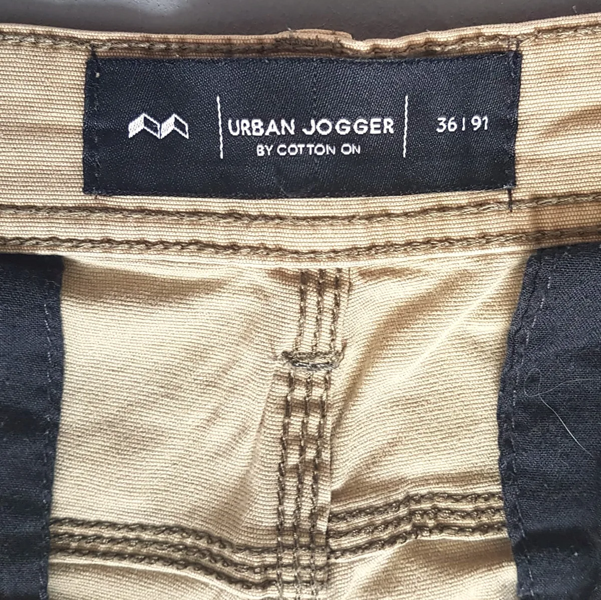 Urban Jogger URBAN JOGGER Size 36, Khaki Jogger Pants, Cool Cargo Pants, Cosmopolitan, Designer Bottoms, Stylish Trousers, Cuff Zipper Ankle, Active Lifestyle, Pop Culture, Hip Hop, Rock Star, Sophistication, Streetwise, Timeless Appeal, Everyday Fashion, Roadster - Photo 3