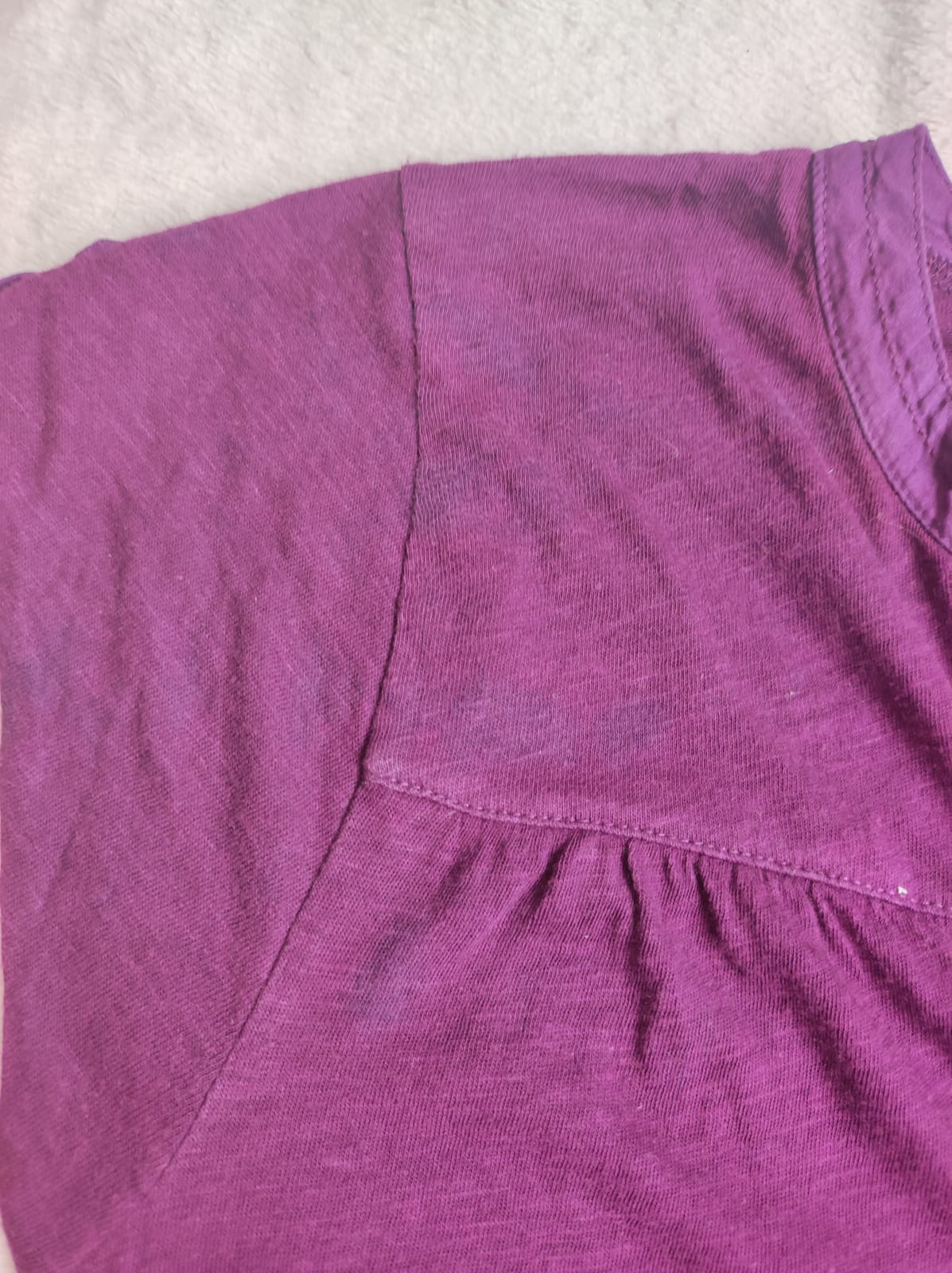 Casual Purple Button-Up Top - Photo 4