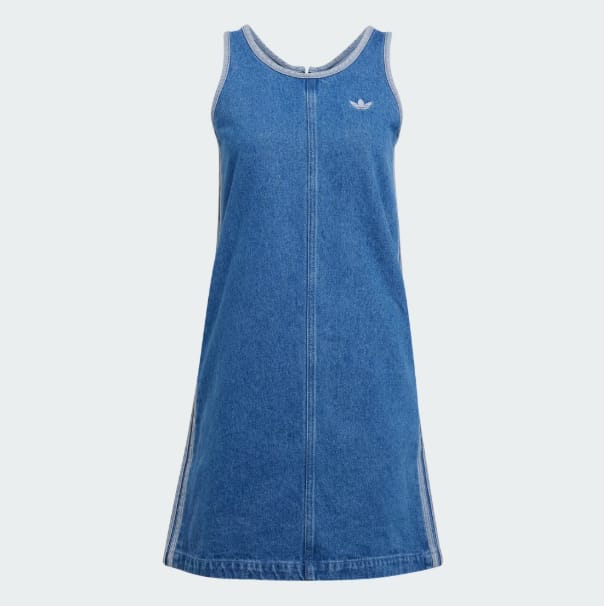 Adidas Adidas Blue Denim Tank Dress - Photo 5