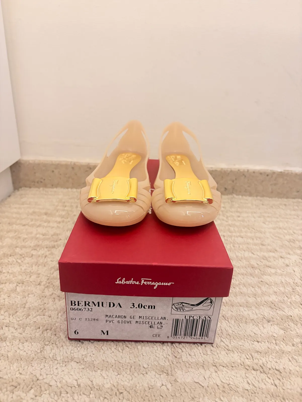 Ferragamo [BRAND NEW] Ferragamo Jelly Flats Size 6 - Photo 4