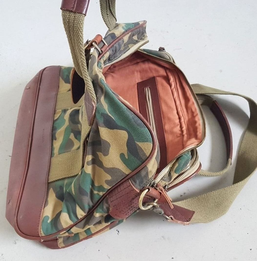 Trendy Camo Sling Bag w/ Leather Details - Photo 2