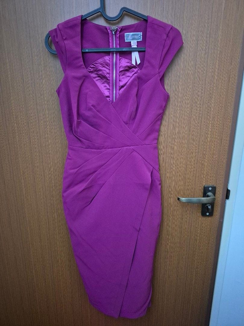 Vibrant Lipsy London Fuchsia Mini Dress (XXS)