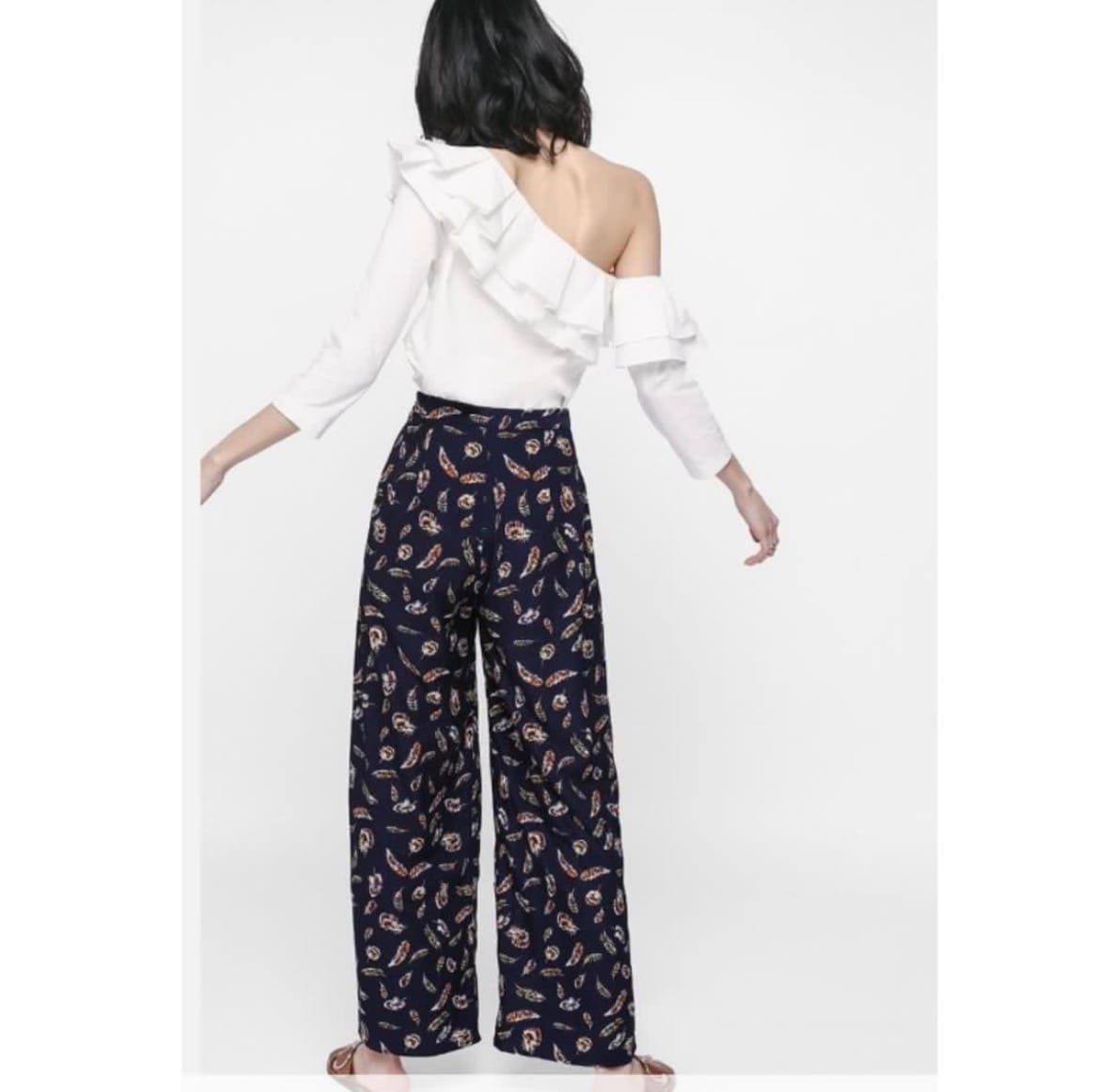 Love, Bonito Love Bonito printed wide-leg pants, XS - Photo 3