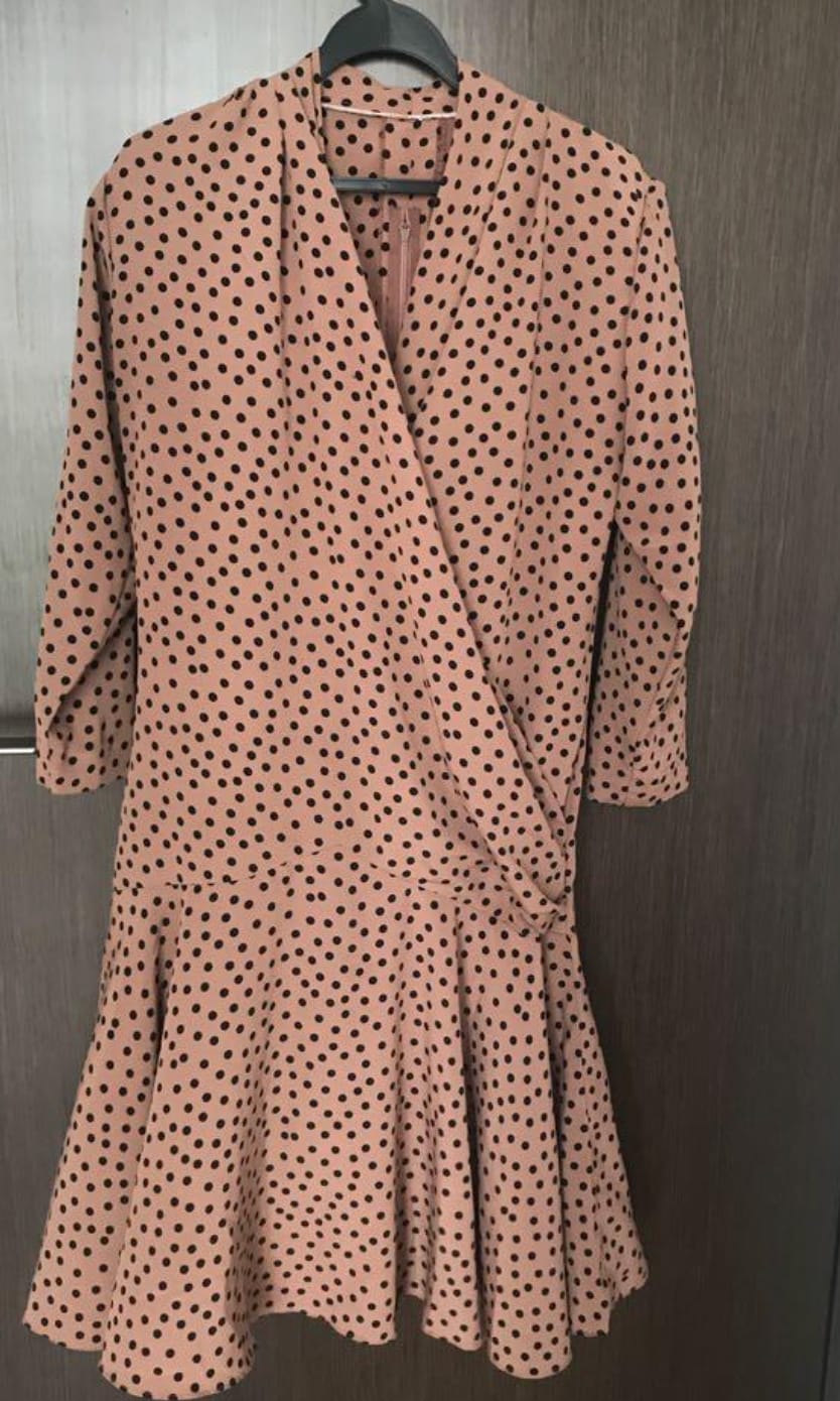 Polka Dot Wrap Dress