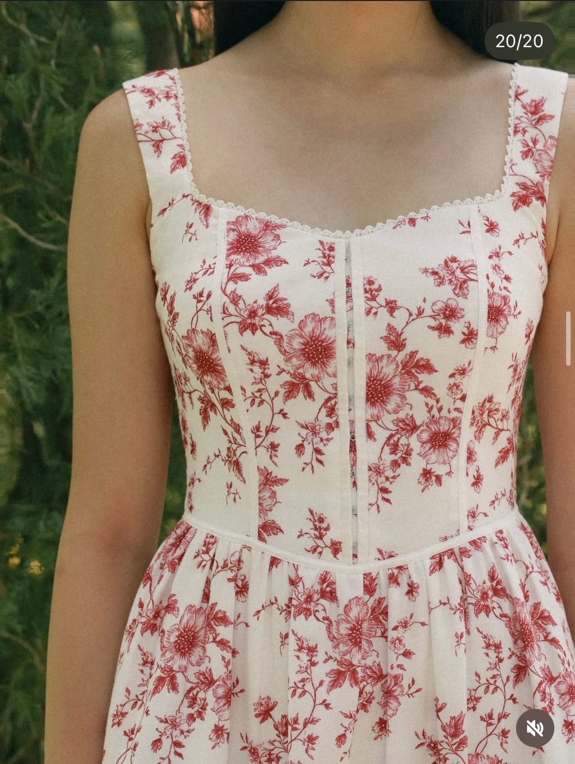 Lovet Abriana Padded Linen Corset Midaxi Dress - Photo 7