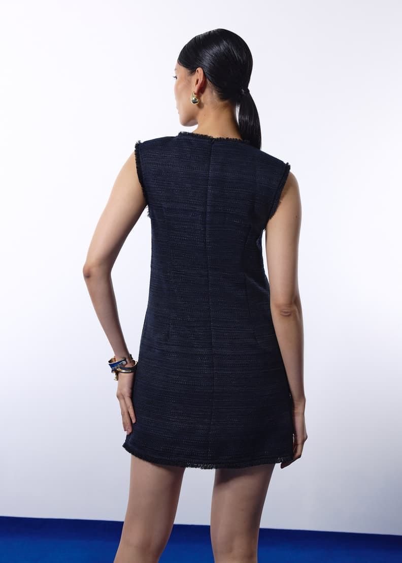 Love, Bonito Love Bonito Mahita Jacquard Tweed A-line Mini Dress - Photo 3