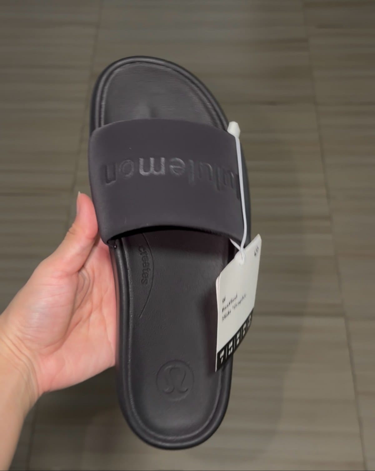 Lululemon Logo Slide Sandals