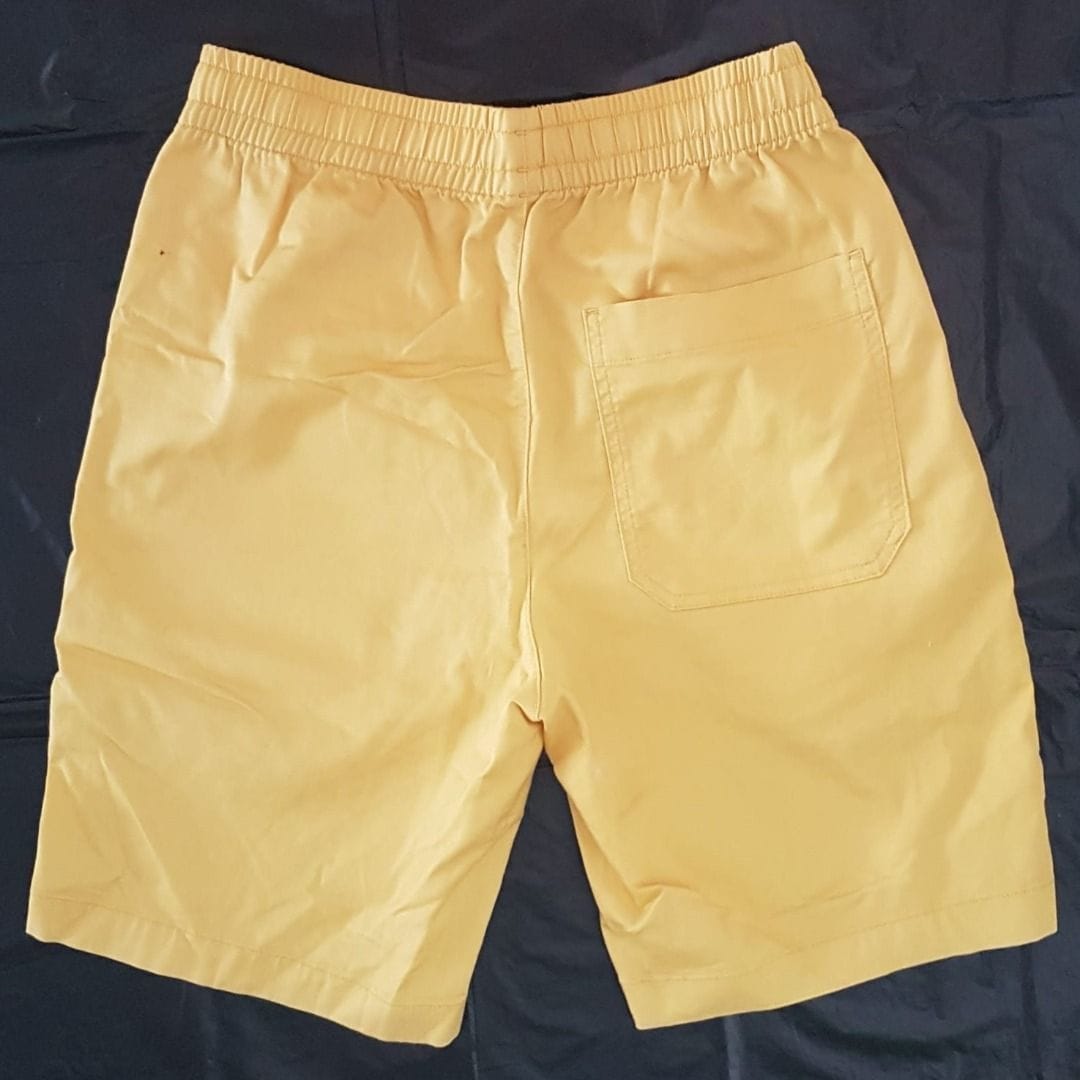 Sunny Yellow Uniqlo Chino Shorts - Chill & Comfy Vibes