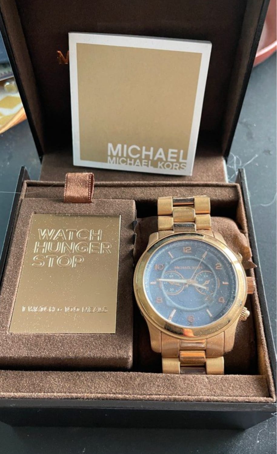 Chic Michael Kors Gold Watch