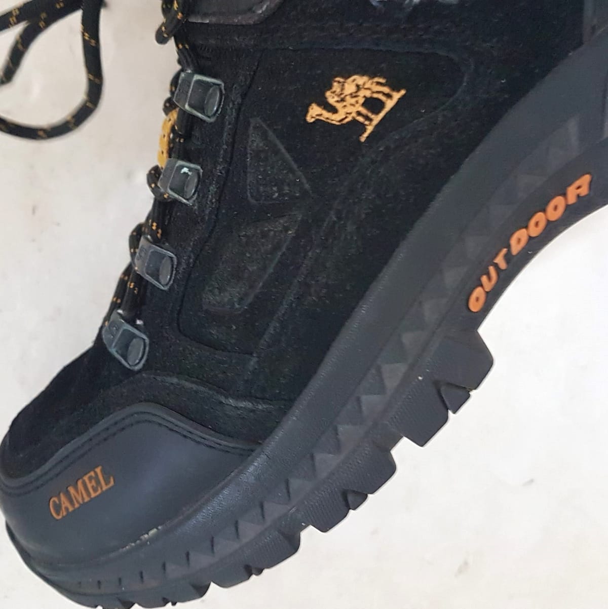 CAMEL, USA Original CAMEL Adventure Shoes, Cool Black Hiking Boots, Cosmopolitan, US 8.5, UK 7.5, EU 41.5, Sleek Black Designer Shoes, Sophistication, Pop Culture, Roadster, Urban Style, Timeless Appeal, Backpackers, Cult Street Fashion, Streetwise, Outdoor Gear - Photo 7