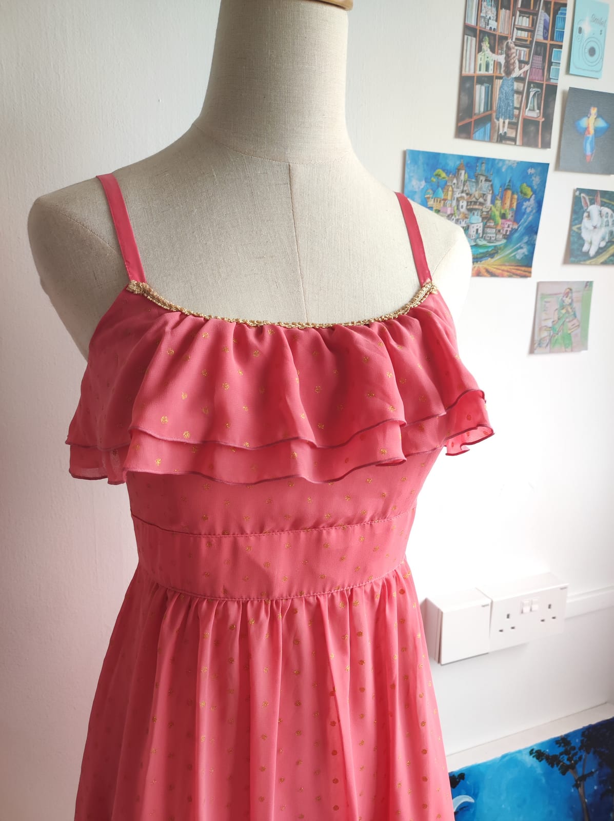 Cecil Mcbee Barbie Pink Ruffle Sundress - Photo 3