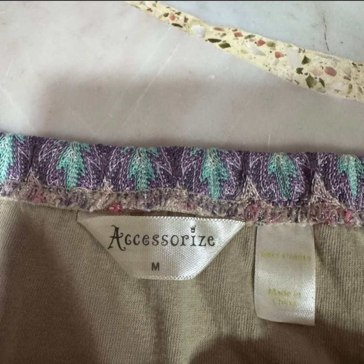 Accessorize Y2K Pastel Pink & Purple Tribal Halter Dress - Photo 3