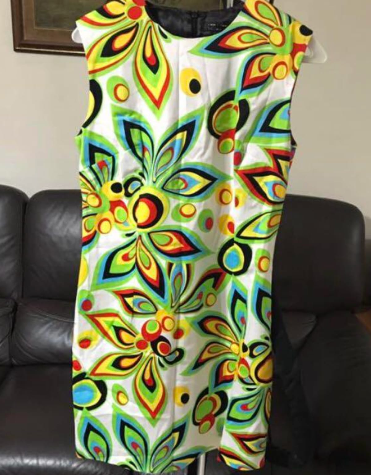 Retro Floral Shift Dress