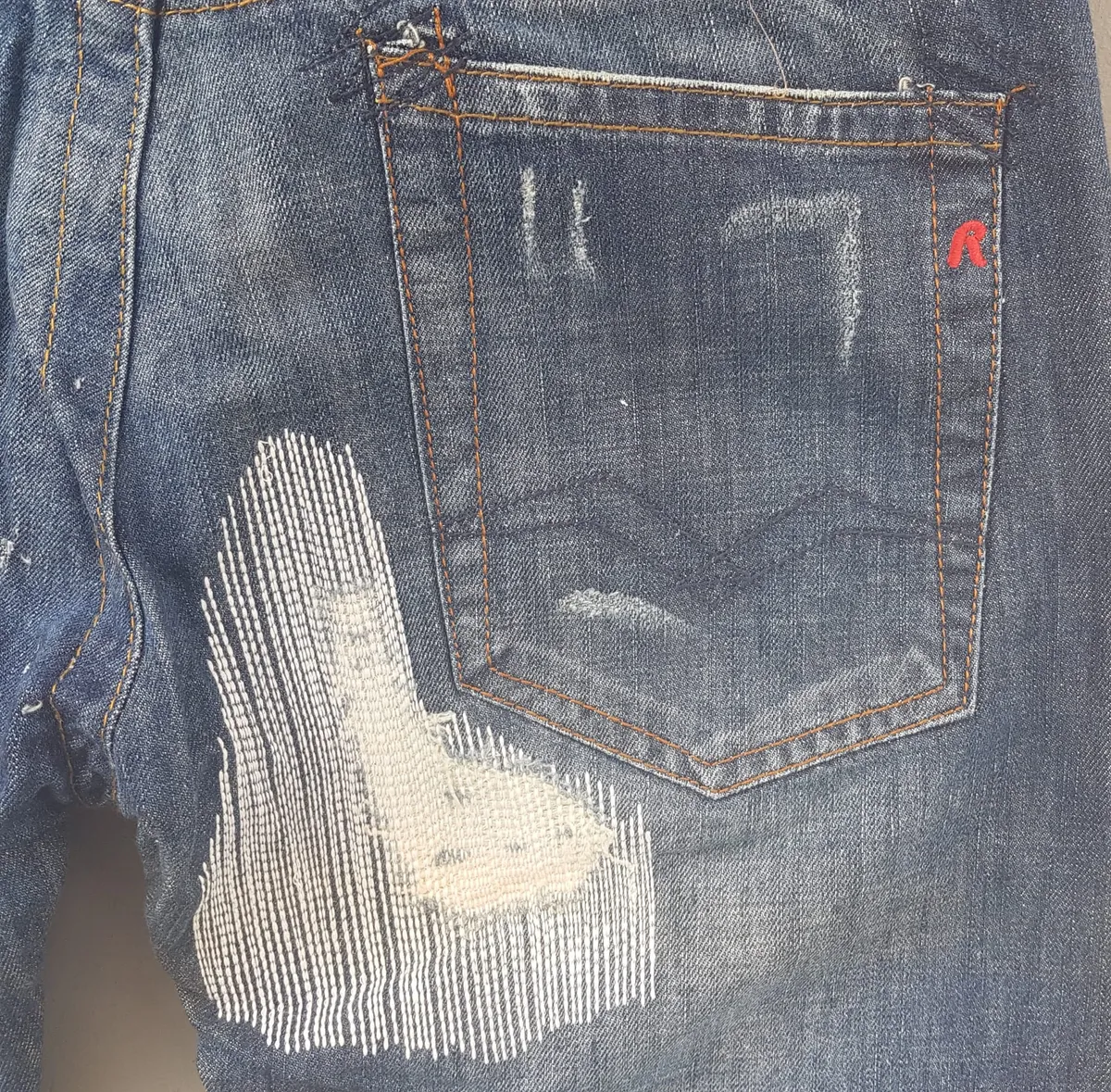 REPLAY, ITALY Retro REPLAY Denim Jeans, ITALY, Exquisite REPLAY Bootcut Jeans, Size 30, Cool Flare Bottoms, Cosmopolitan, ITALIAN Designer Wear, Distressed Model, Sophistication, Nostalgic Appeal, Vintage Pants, Timeless Classic, Luxury Living, Cult Street Fashion - Photo 10
