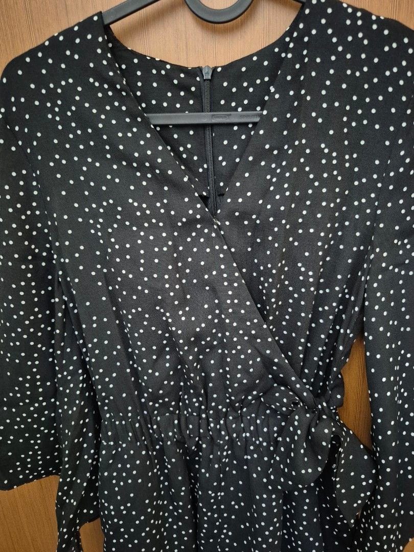 Saturday Club Polka Dot Playsuit - Cute & Comfy Vibes! - Photo 5