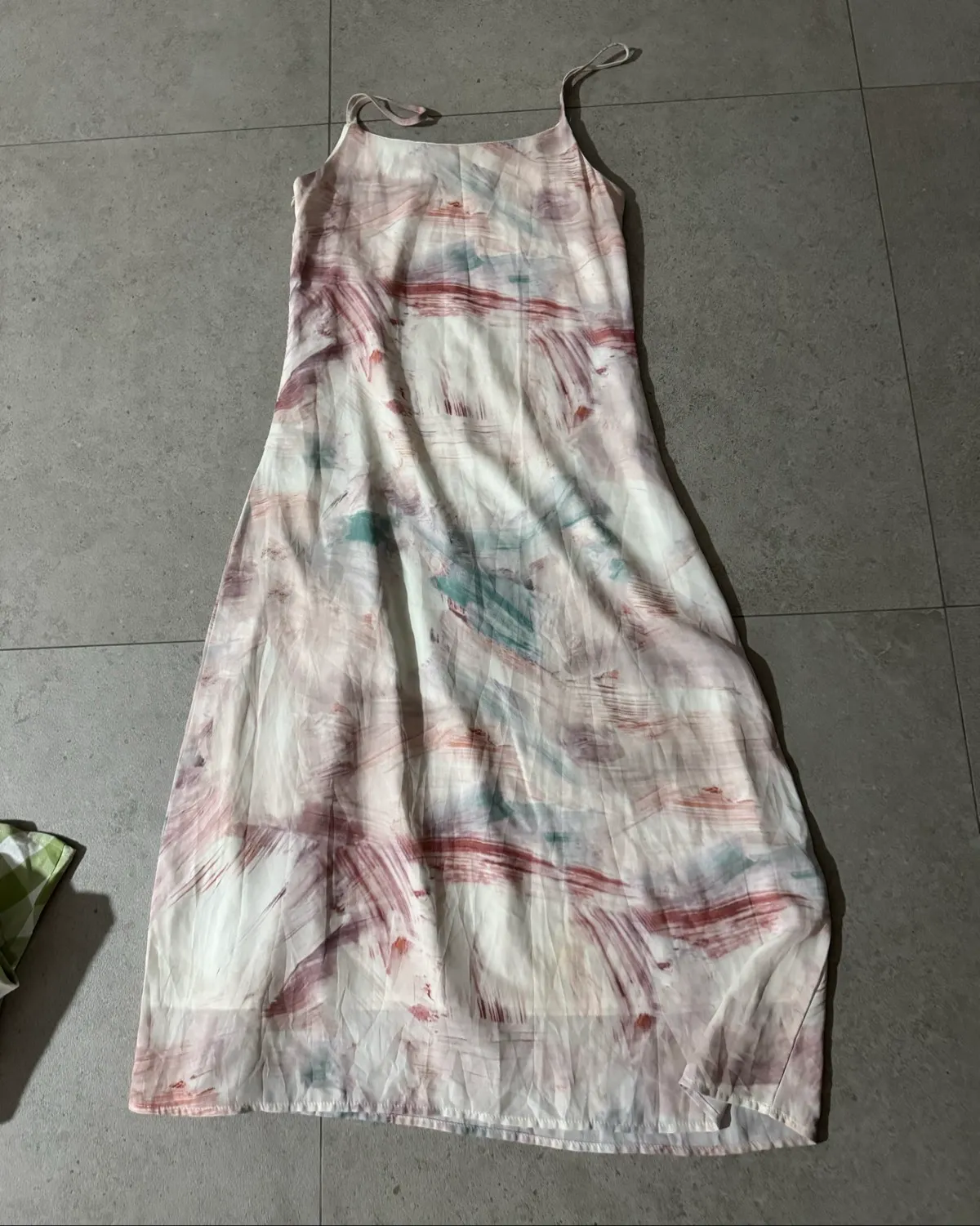 Flowy Abstract Maxi Dress
