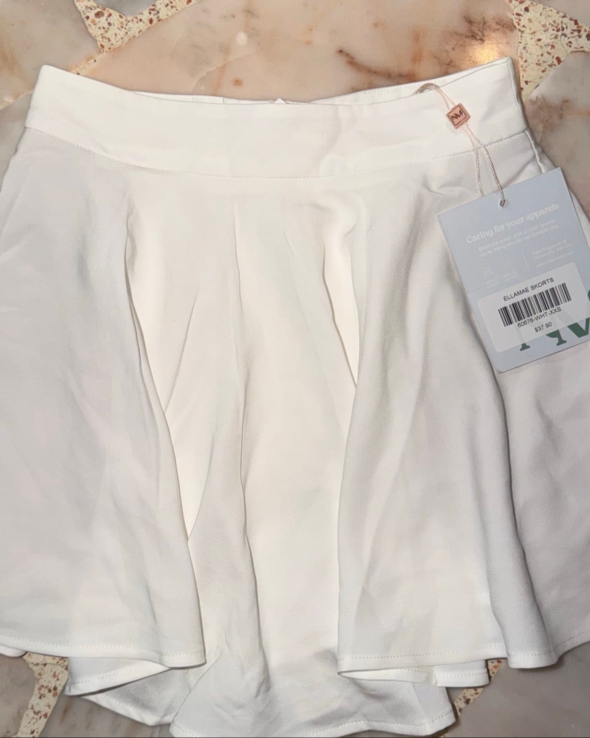 neonmello neonmello chic white skirt