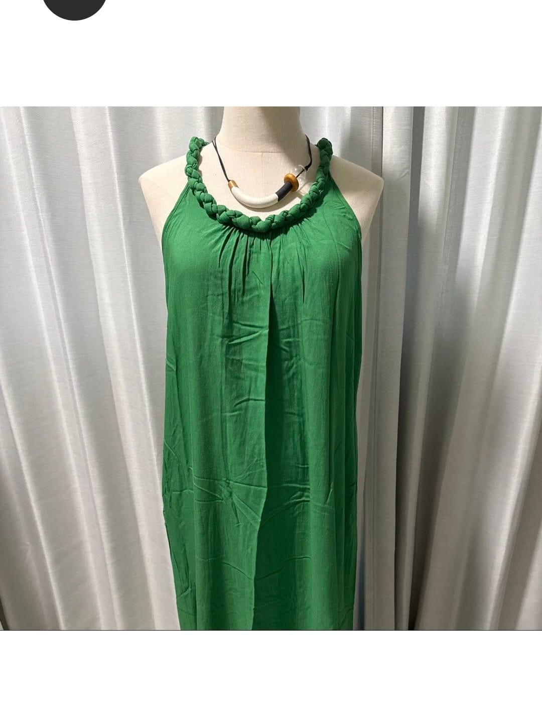 Zara Basic Zara Green Maxi Dress